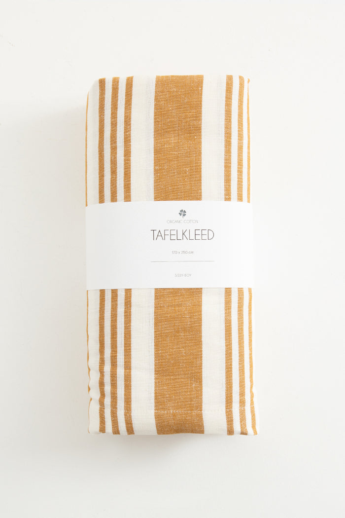 Sissy-Boy Tafelkleed met karamel strepen
