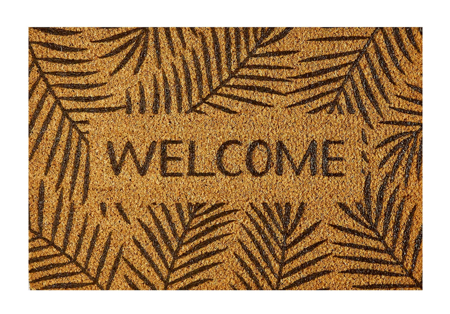 MD Entree - Deurmat - Kokosmat - Finesse - Leaves Welcome - 40 x 60 cm