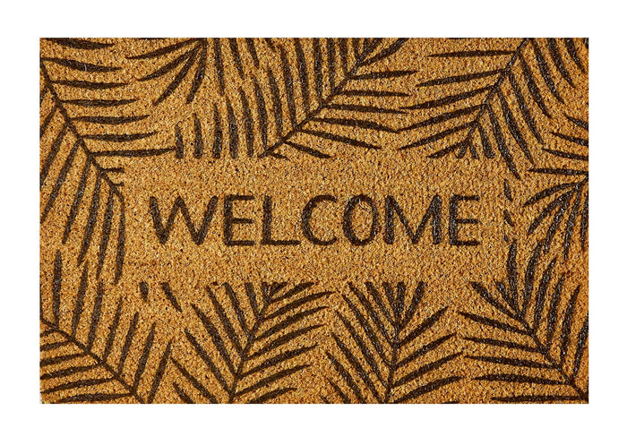 MD Entree - Deurmat - Kokosmat - Finesse - Leaves Welcome - 40 x 60 cm
