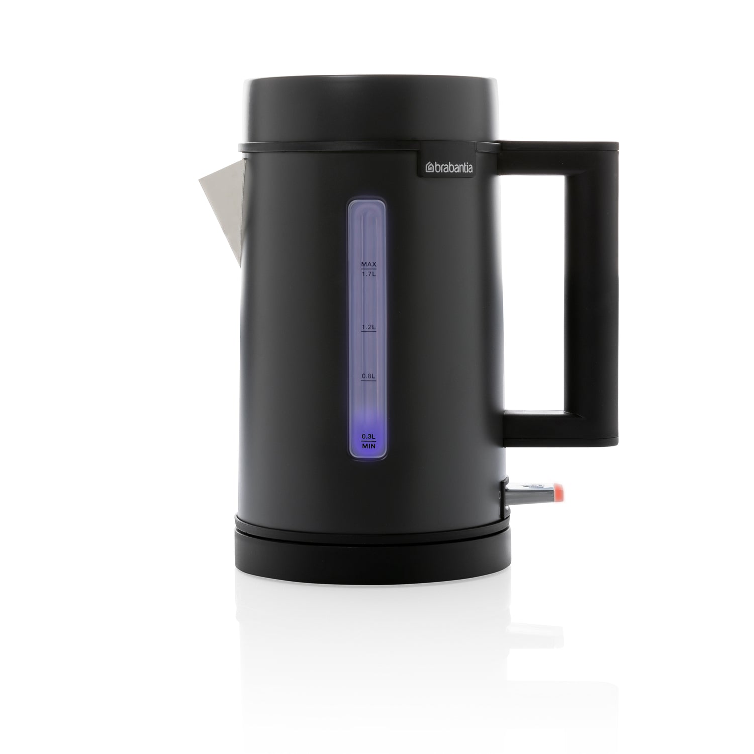 Brabantia D1S-6TMB Waterkoker - 1,7 Liter - LED-verlichting -Zwart