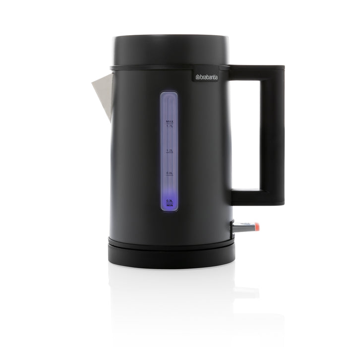 Brabantia D1S-6TMB Waterkoker - 1,7 Liter - LED-verlichting -Zwart