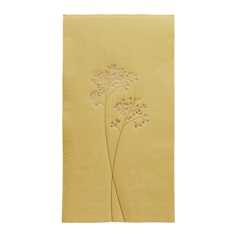 Delight Department servetten geel (10 centimeter x 20 centimeter)