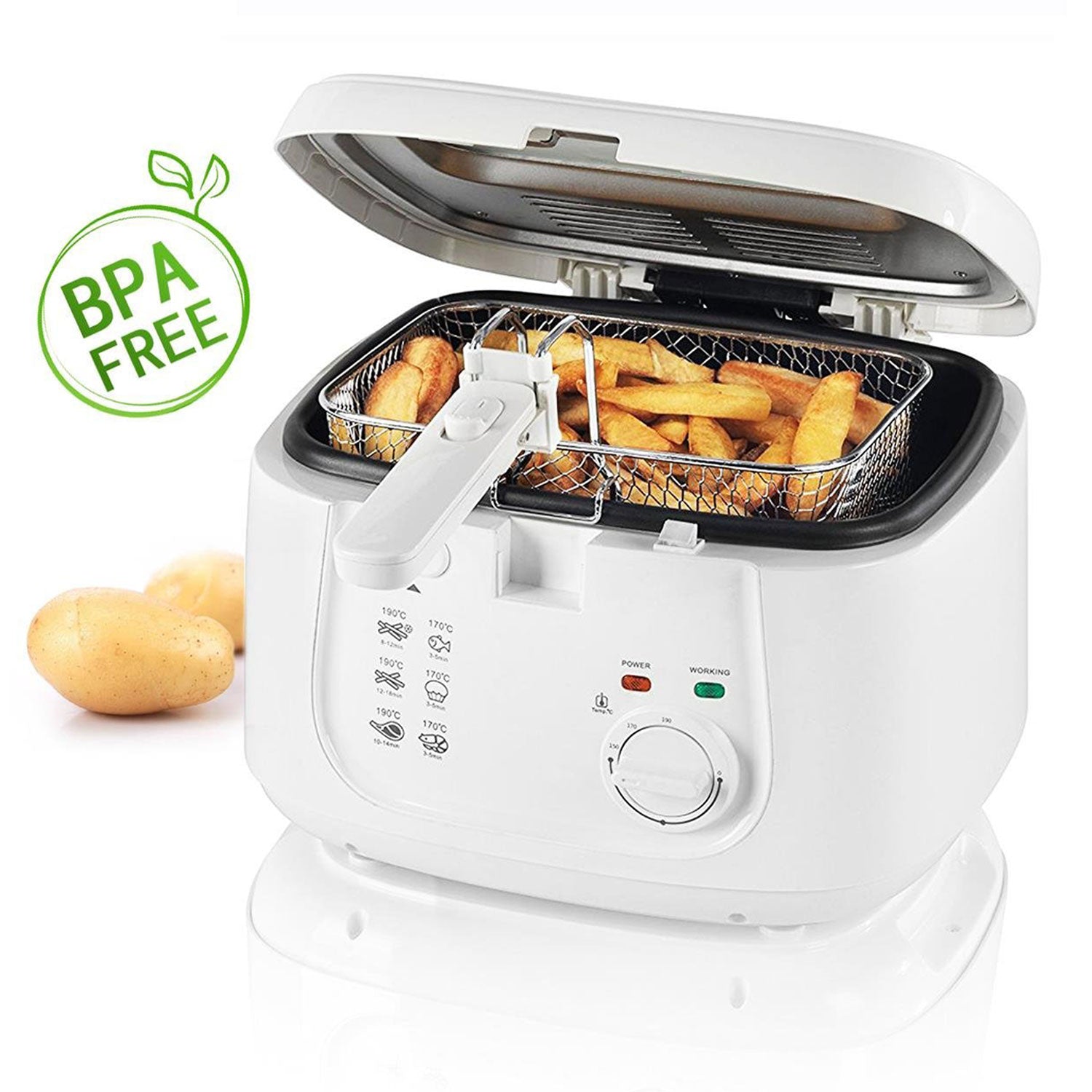 Aigostar Indra 30HEX - Frituurpan