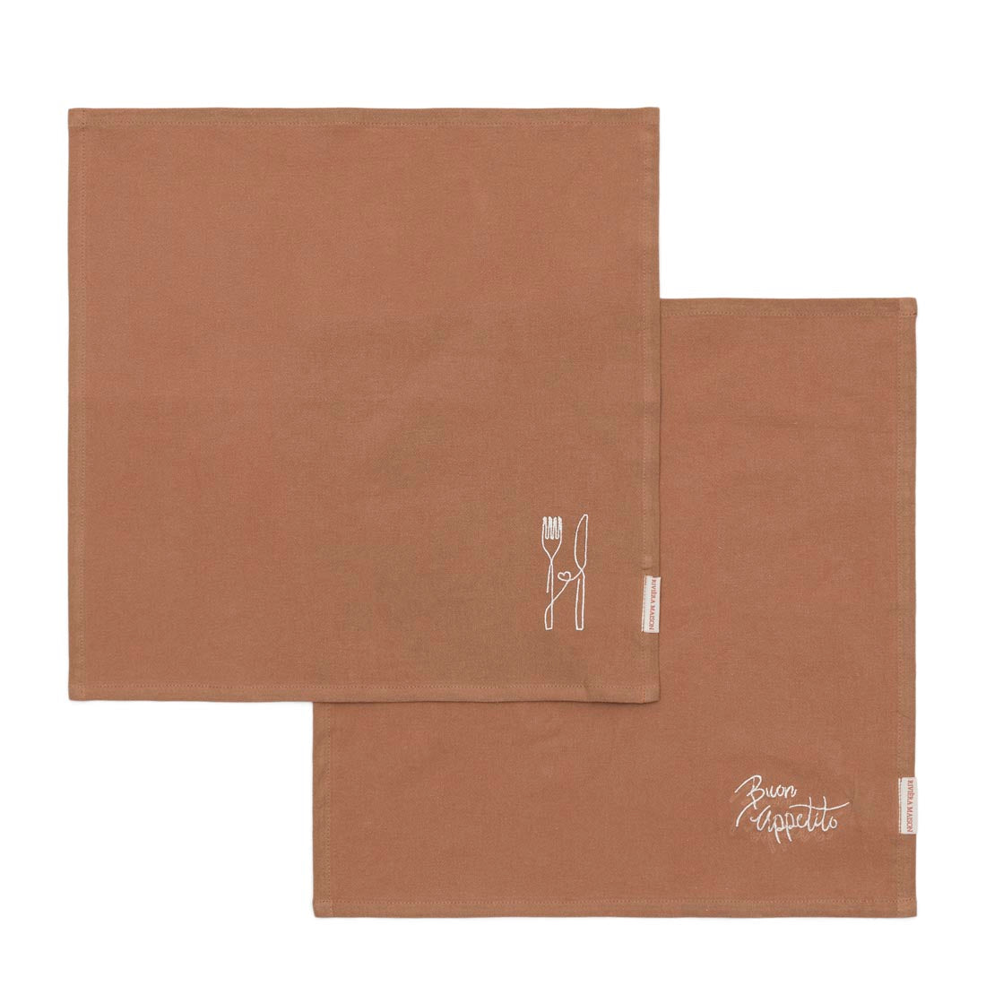 Riviera Maison Buon Appettito Napkin 2 pieces -  40.0x40.0x1.0 cm