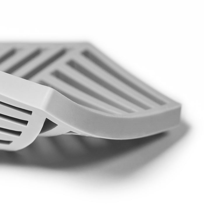 Krumble Pannenonderzetter Hexagon - Grijs - Set van 3