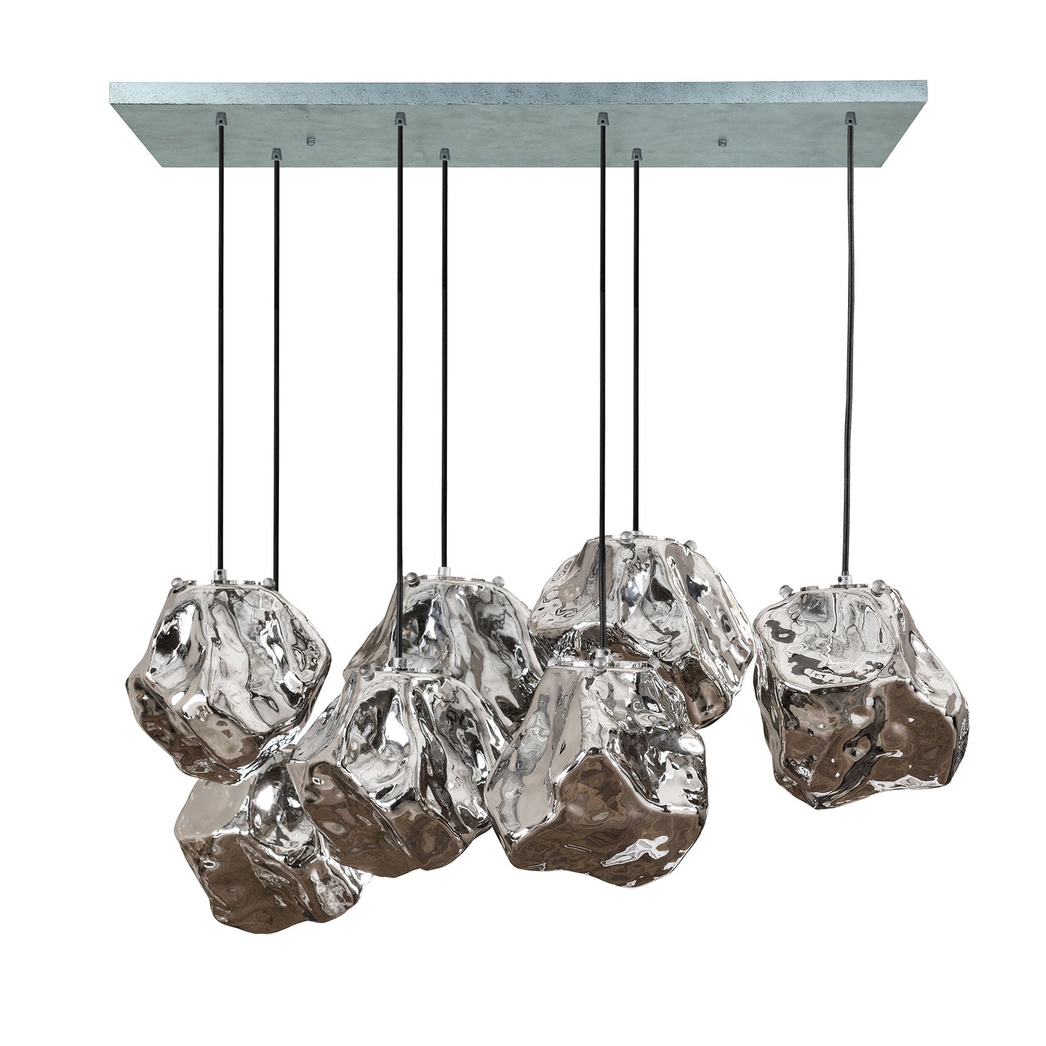 MOOS Rocky Hanglamp 7-lichts - Chrome