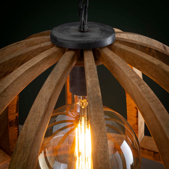 by fonQ  Rico Hanglamp - Ø 60 cm - Mango Naturel