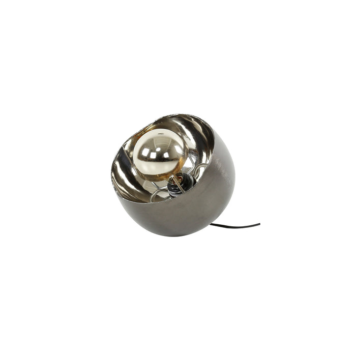 by fonQ  Logan Tafellamp - Ø 28 cm - Zwart/Nikkel