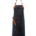 Xapron leren (BBQ) schort Kansas - Kleur Blauw - Maat L - 1 stuks