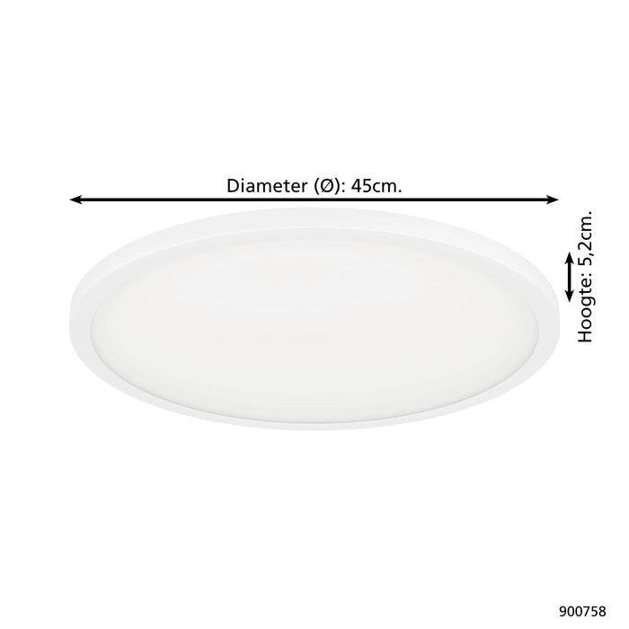 EGLO connect.z Sarsina-Z Plafondlamp - Ø 45 cm - Wit