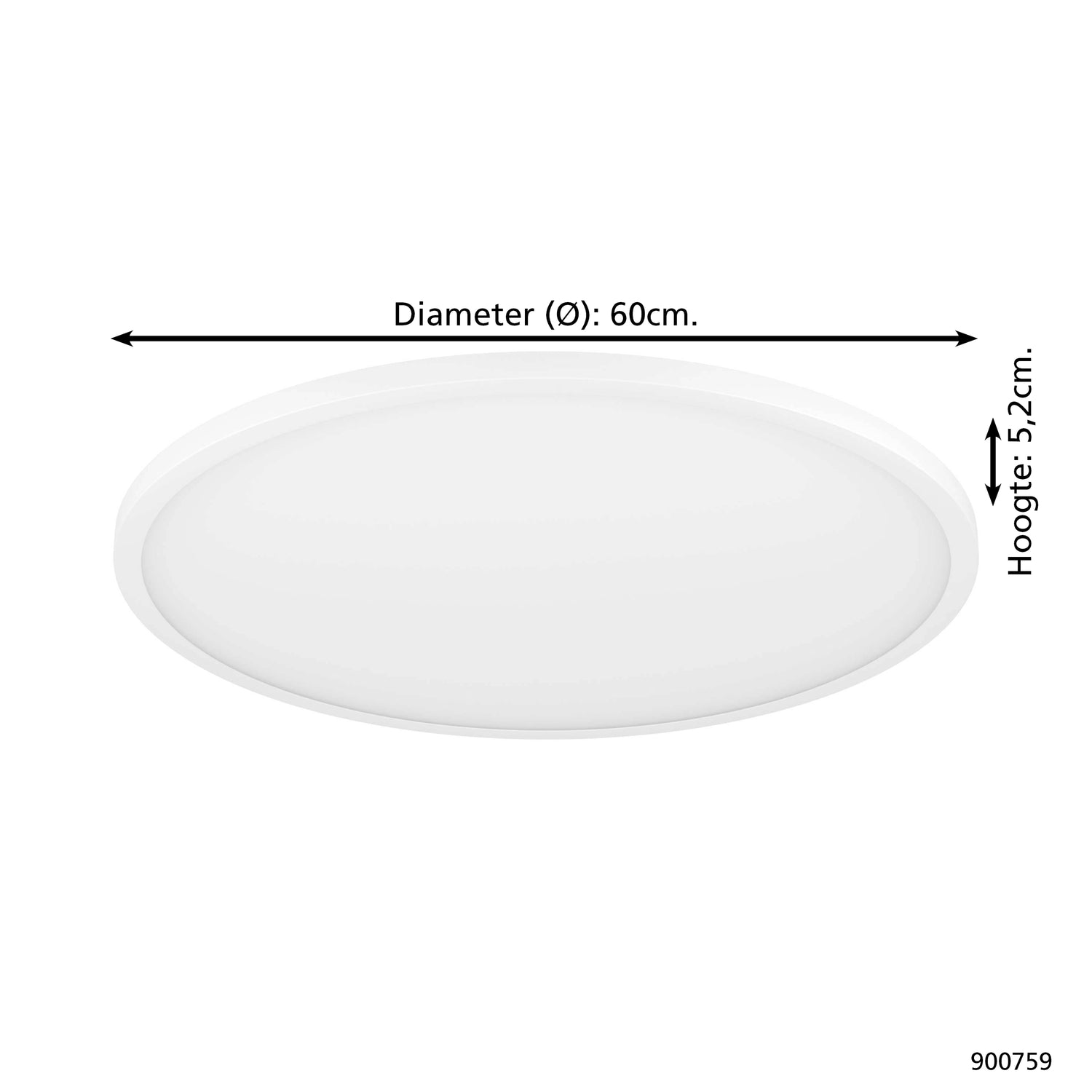 EGLO connect.z Sarsina-Z Plafondlamp - Ø 60 cm - Wit
