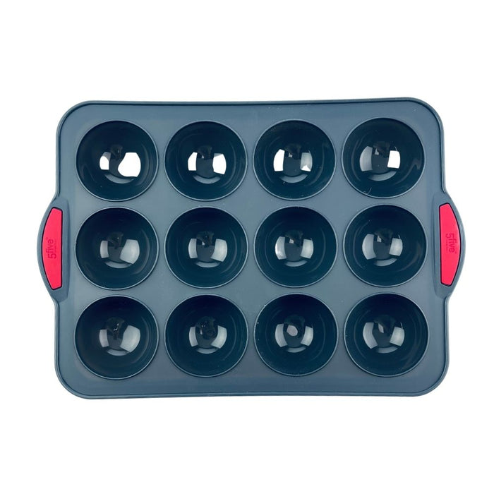 Orange85 Siliconen Bolgebak Halve Bollen Bakvorm 31x23,5x3,5cm