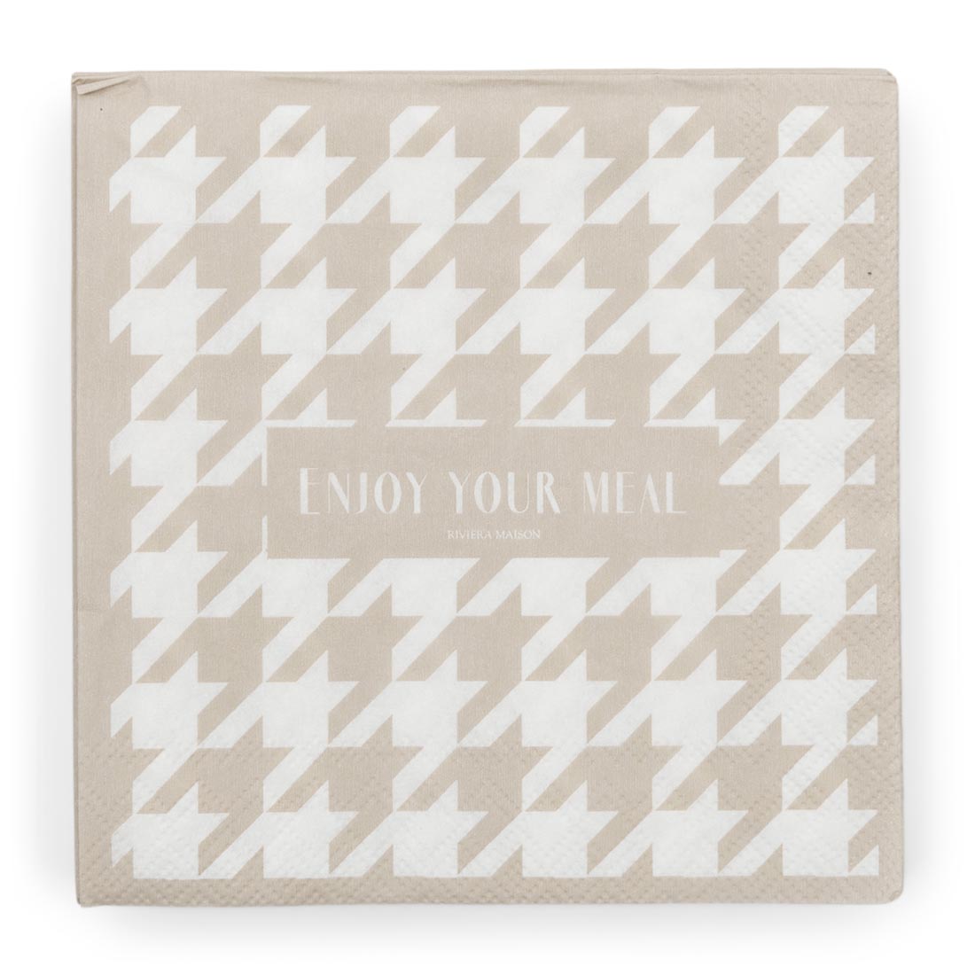 Riviera Maison Paper Napkin Pied-de-Poule -  12.5x12.5x2.0 cm