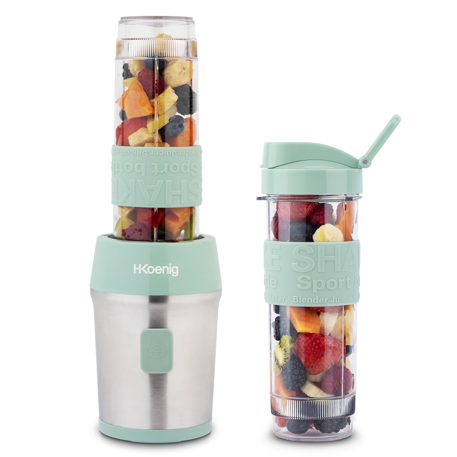 H Koenig Blender To Go Met Drinkbekers - 0.57L
