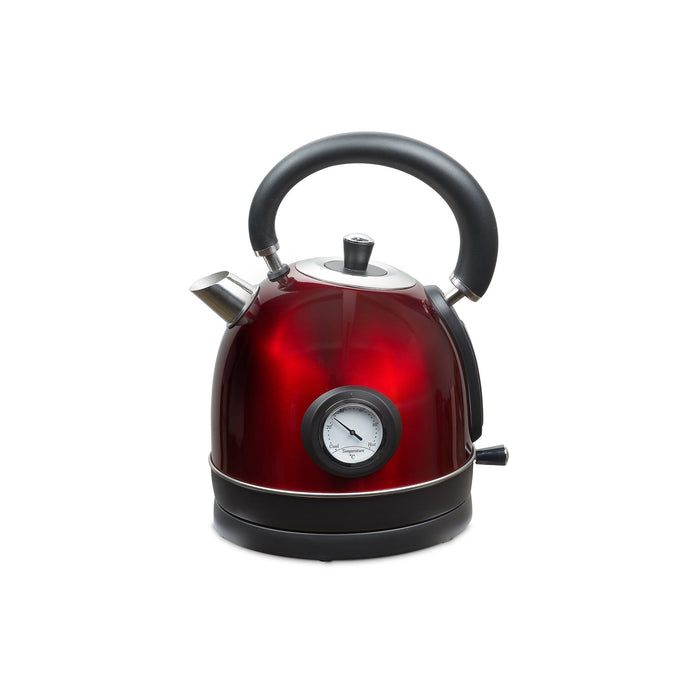MOA Waterkoker Retro Rood 1.8 liter - Elektrisch - RVS - EK3TR