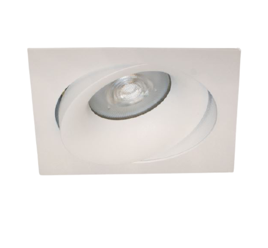 Artdelight Inbouwspot Vierkant Kantelbaar Wit GU-10