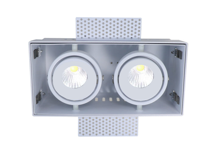 Artdelight Inbouwspot Wit Trimless GU10 Incl. Stucrand