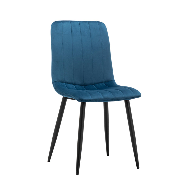 Furnihaus Eetkamerstoelen Set van 2 Fox - Blauw