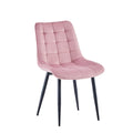 Furnihaus Eetkamerstoel Felix Velvet Roze - set van 4