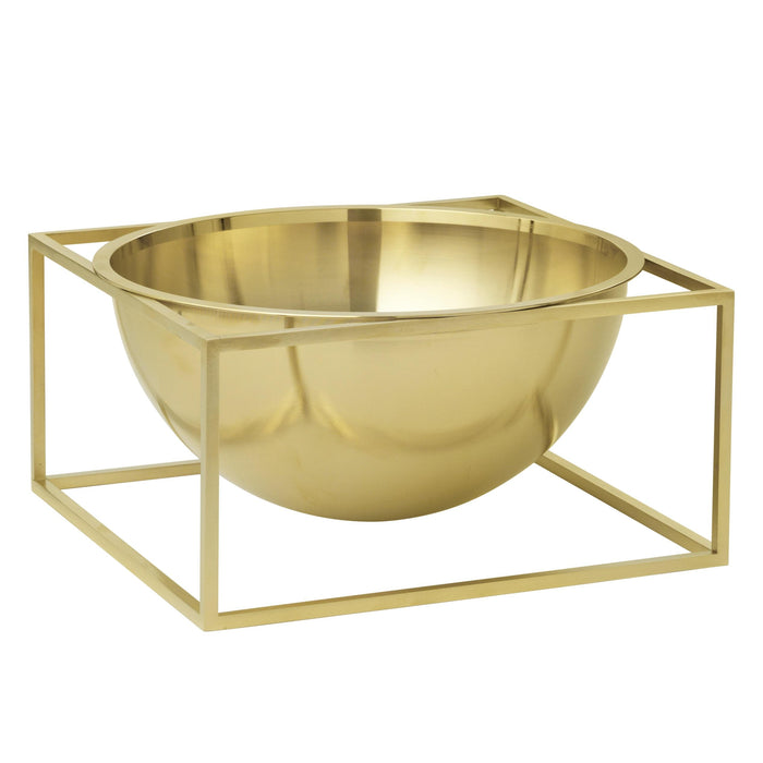 Audo Copenhagen Kubus Bowl Centerpiece schaal large Ø23 goud