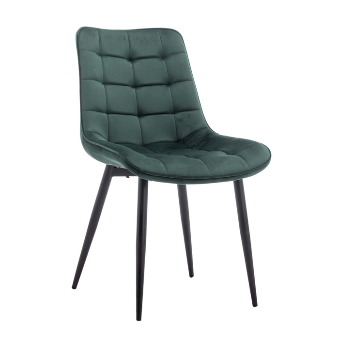 Furnihaus Eetkamerstoel Felix - Groen - Set van 2
