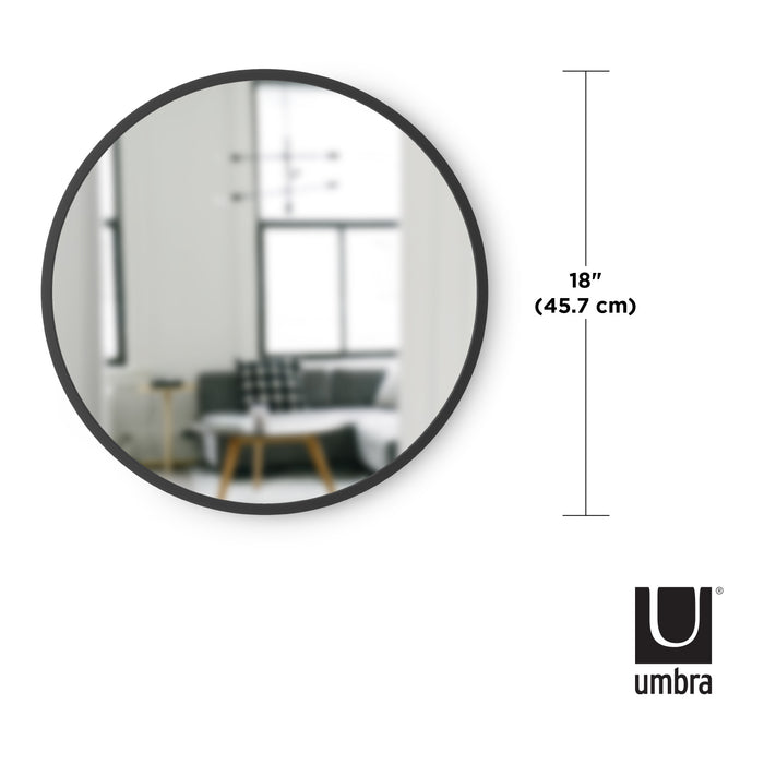 Umbra Hub Spiegel Ø 46 cm - Zwart