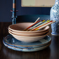 HKliving Chef Ceramics Dinerbord  Ø 26 cm - Rustic Blue