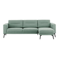 by fonQ Lewis Hoekbank met Chaise Longue Rechts - Scandi Green