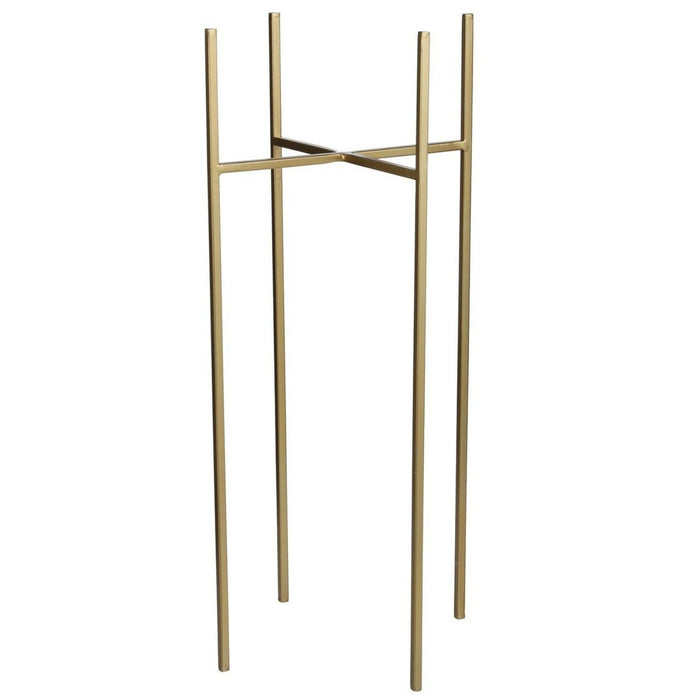 Mica Decorations - bloempot plantenstandaard- goud - H55 x B24 cm