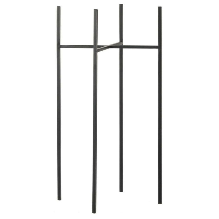 Mica Decorations Plantenstandaard - verhoger - zwart - H55 x B18.5 cm