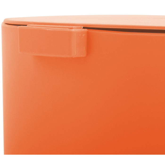 MSV kleine badkamer|toilet pedaalemmer - oranje - 3L - 15 x 27cm
