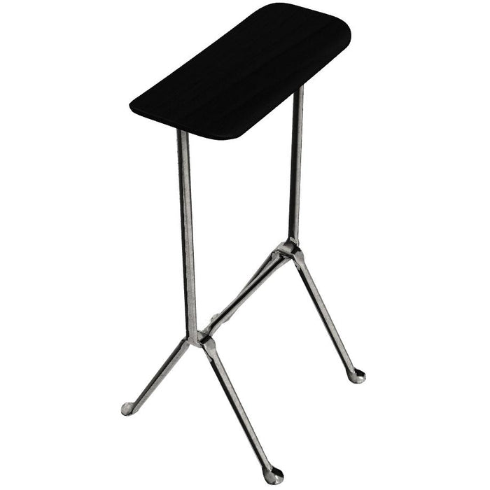 Officina barkruk H75 zink|zwart