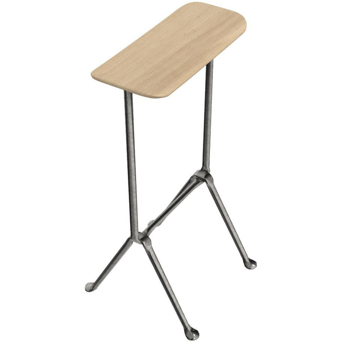 Officina barkruk H75 zink|naturel