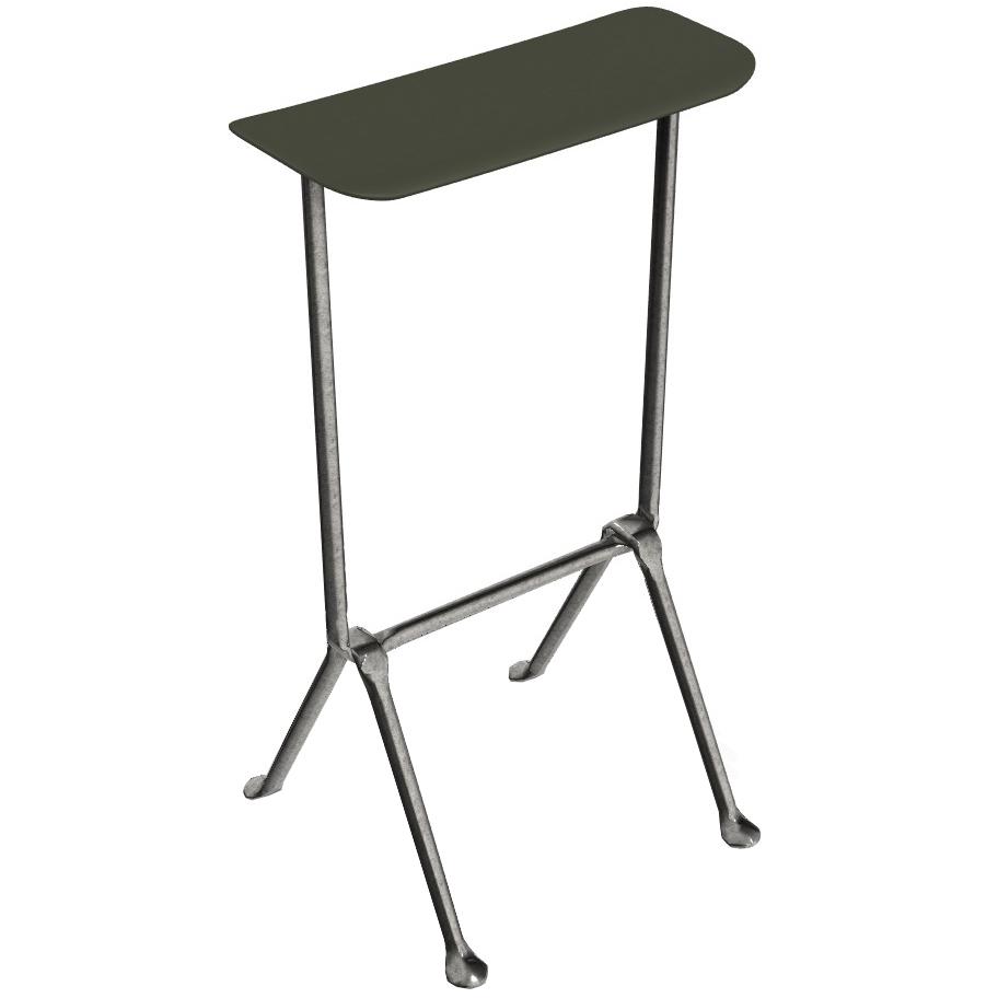 Officina barkruk H75 polypropylene zink|donkergroen