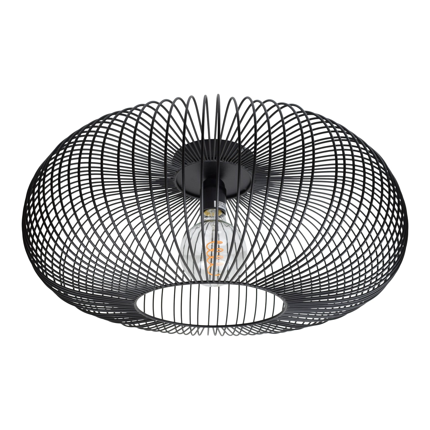 Urban Interiors Meya plafondlamp XL – Metaal – Zwart – Ø50