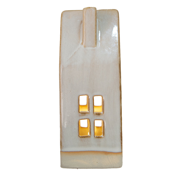 Clayre & Eef Decoratie Huis 15 cm Beige Porselein