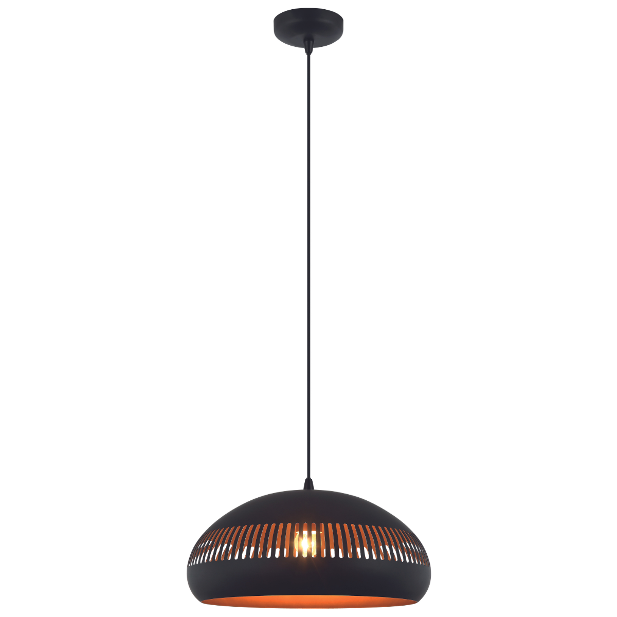 Vurna - Janelle hanglamp 1L 50 cm breed zwart