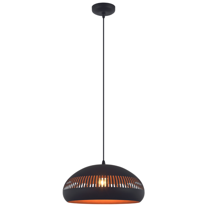 Vurna - Janelle hanglamp 1L 50 cm breed zwart
