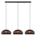 Vurna - Janelle hanglamp 3L 150 cm breed zwart