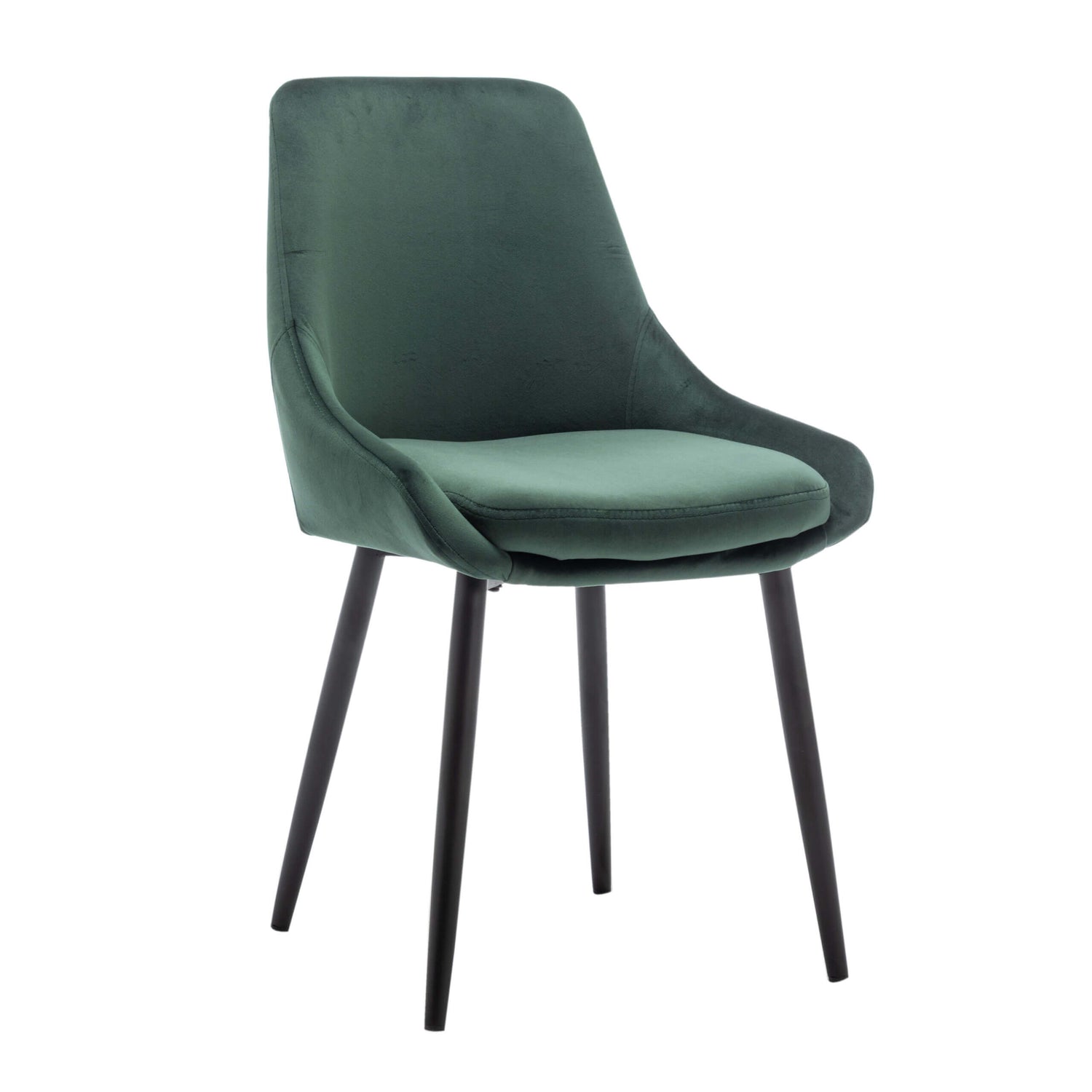 Furnihaus Eetkamerstoel Oscar - Velvet Groen - Set van 6