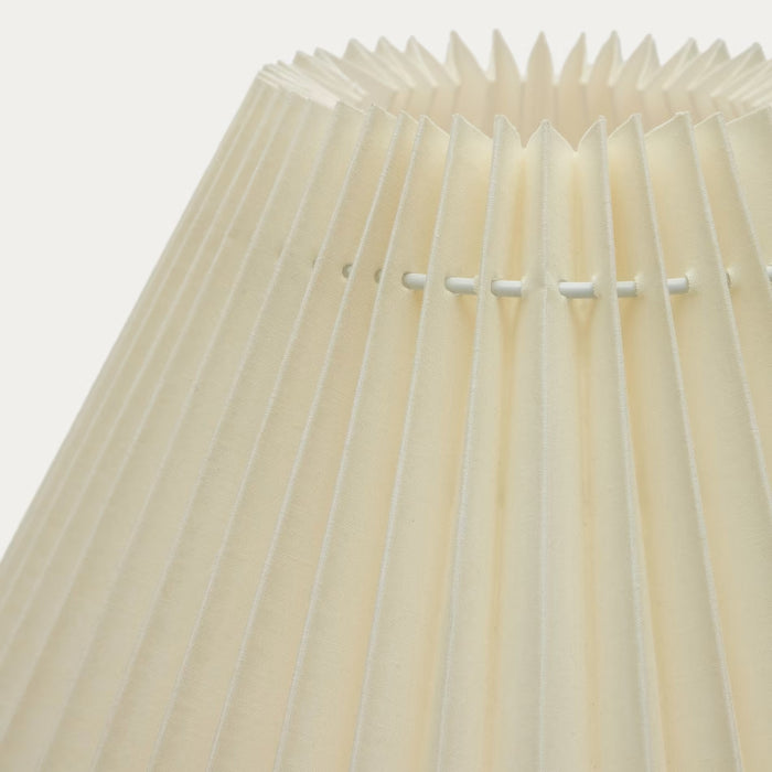 Kave Home - Benicarlo tafellamp in hout met een natuurlijke, beige