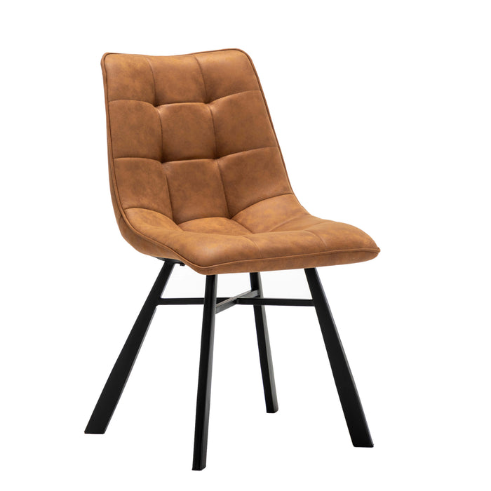 Furnihaus Eetkamerstoel Dexx - Cognac - Set van 6