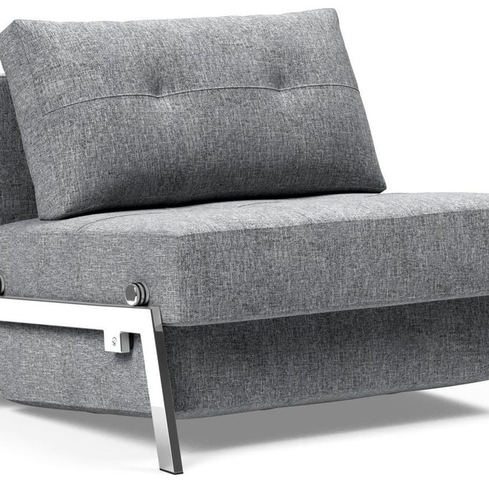 Innovation Cubed Slaapstoel Grijs | Chrome