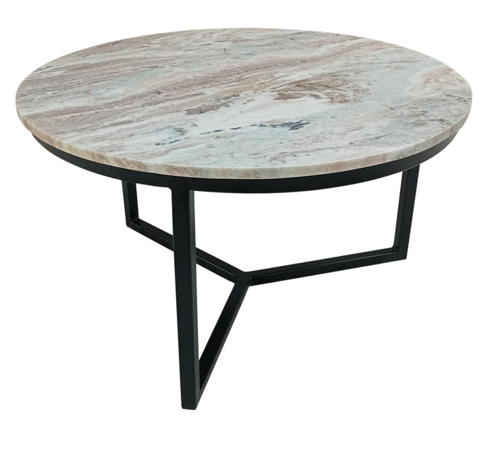 Duverger® Marble - Salontafel - rond 60cm - marmer - paradiso bruin -