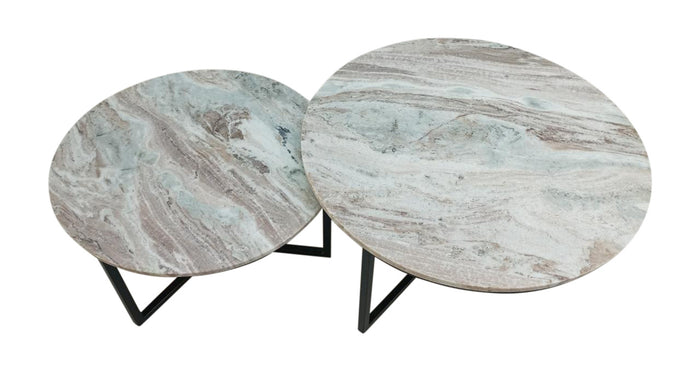 Duverger® Marble - Salontafel - rond 60cm - marmer - paradiso bruin -