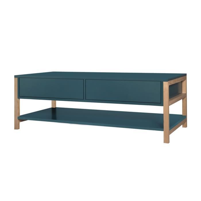 Cstore ANKARA Salontafel - Blauw - L 120 x D 60 x H 42 cm