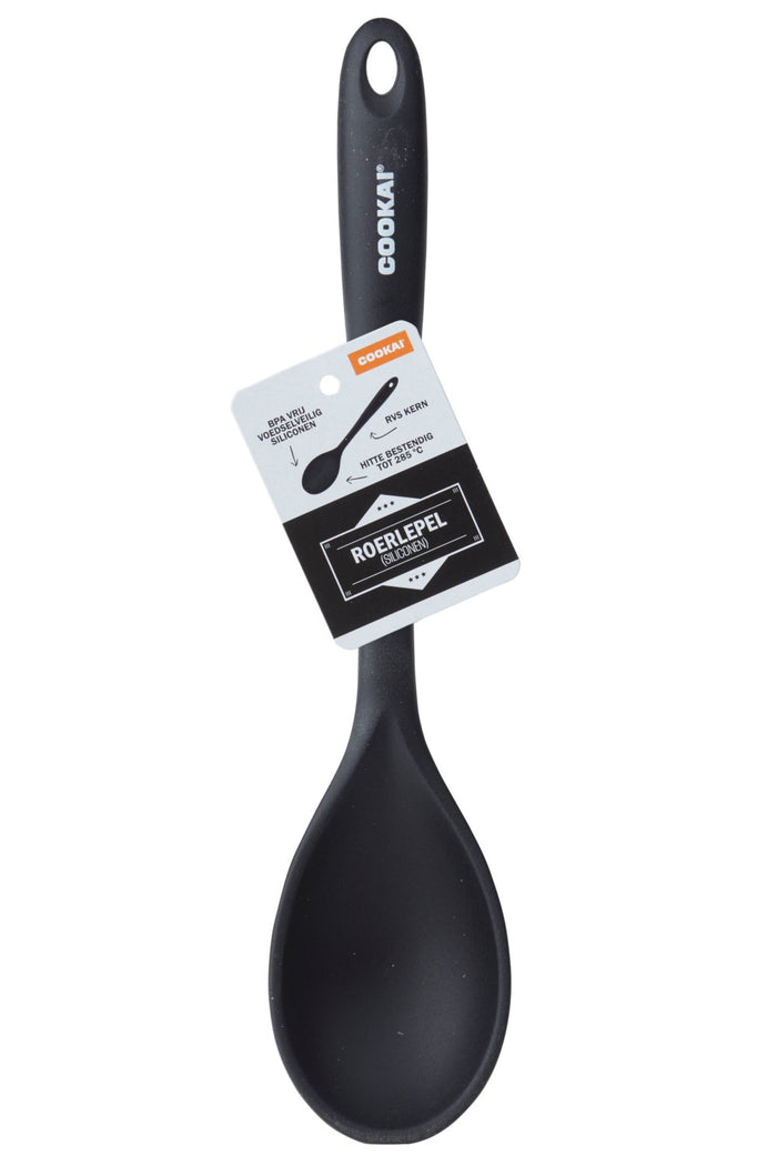 Cookai - Roerlepel, Siliconen, Zwart - Cookai