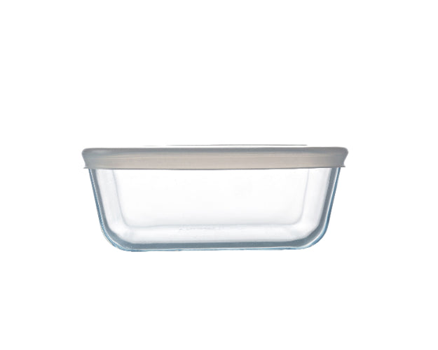 Pyrex - Schaal Vierkant met Deksel, 20 x 20 cm - Pyrex | Cook & Freeze