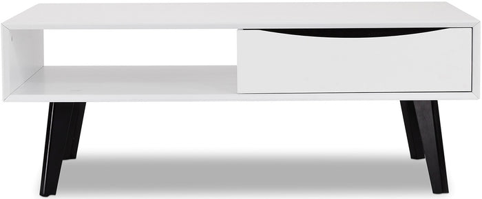 24Designs Lyon Salontafel - B75 X D120 X H45 Cm - MDF - Wit