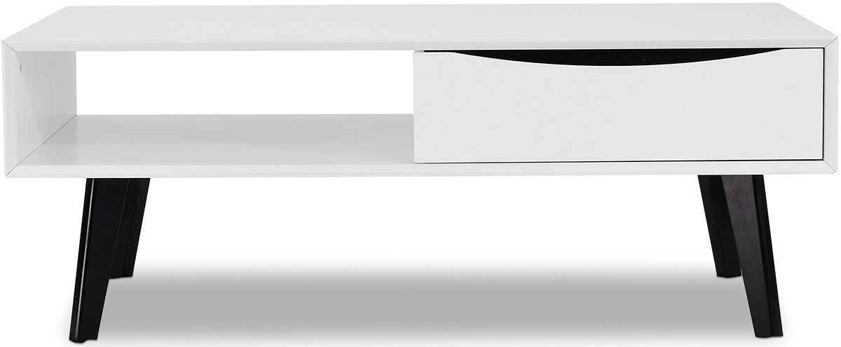 24Designs Lyon Salontafel - B75 X D120 X H45 Cm - MDF - Wit